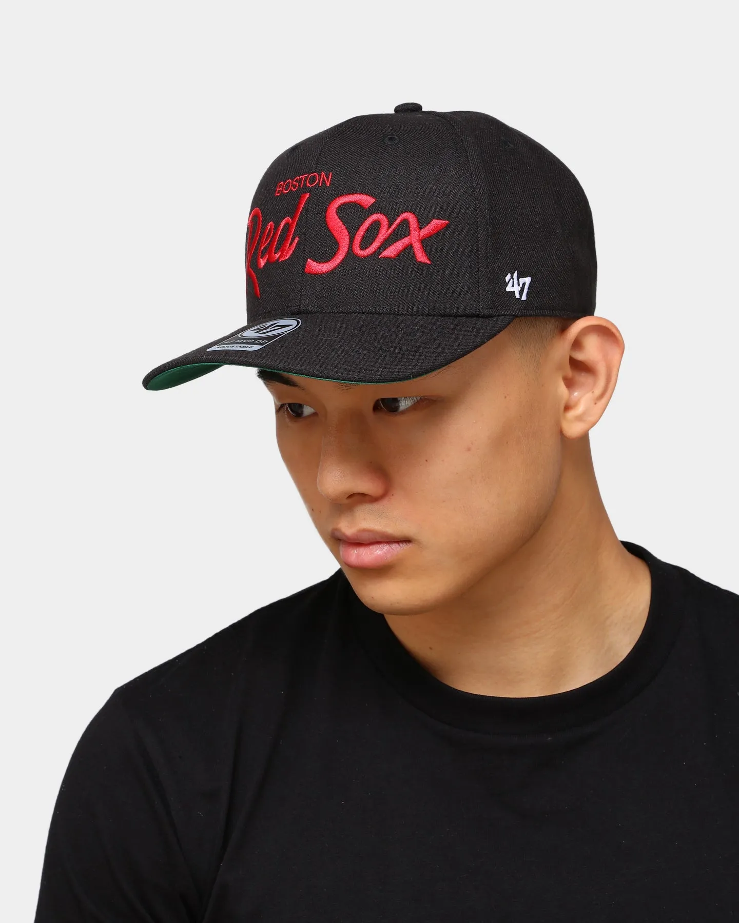 47 Brand Boston Red Sox Script MVP DP Snapback Black