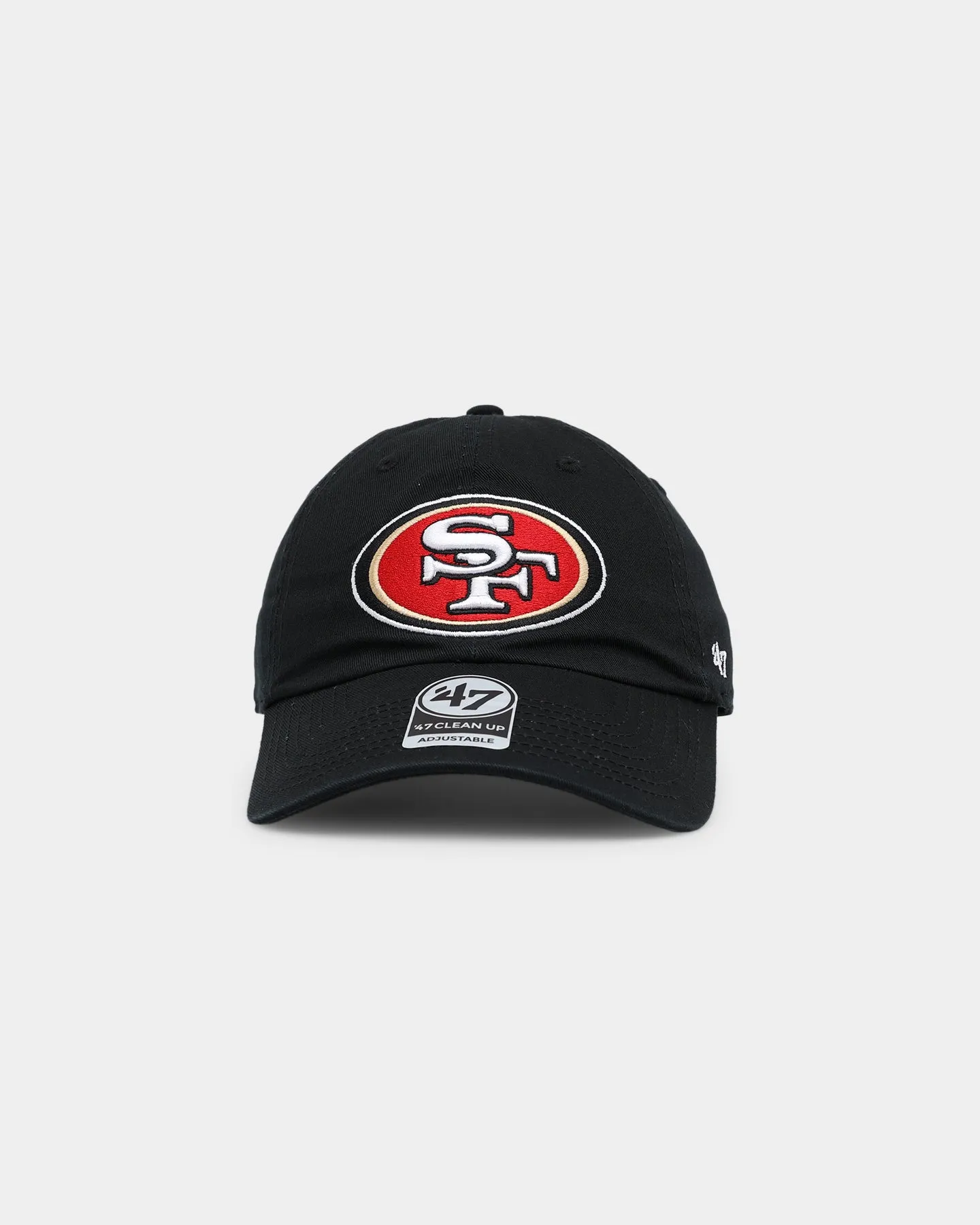 47 Brand Kids' San Francisco 49ers 47 Clean Up Strapback Black