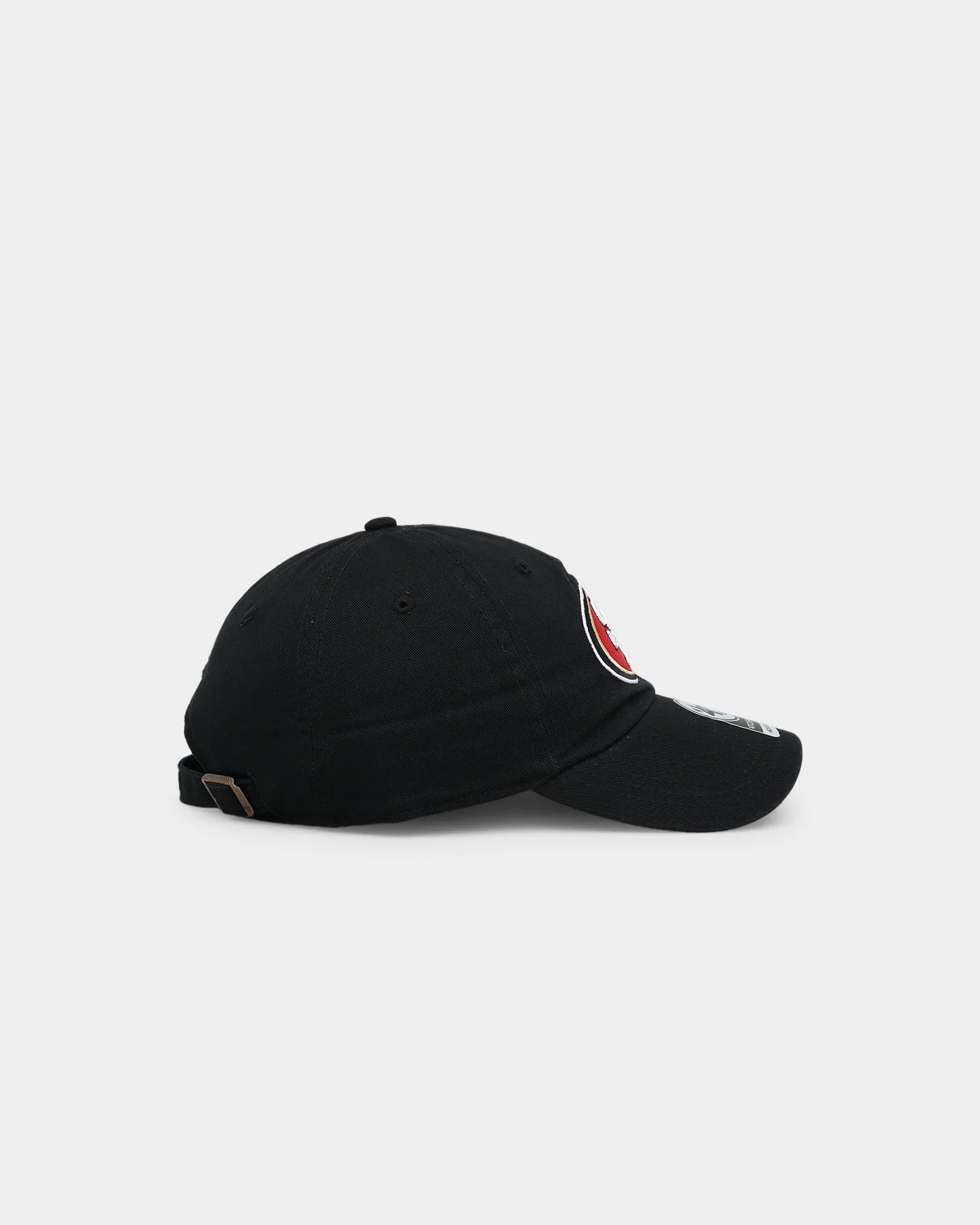 47 Brand Kids' San Francisco 49ers 47 Clean Up Strapback Black