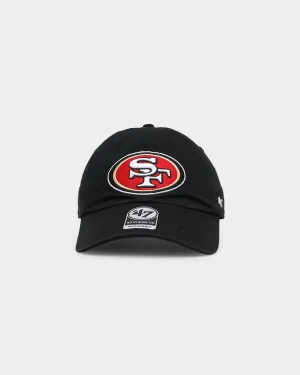 47 Brand Kids' San Francisco 49ers 47 Clean Up Strapback Black