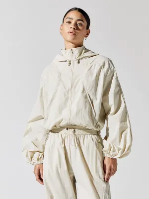 Adapt Studio Hooded Zip Through - Pebble Beige