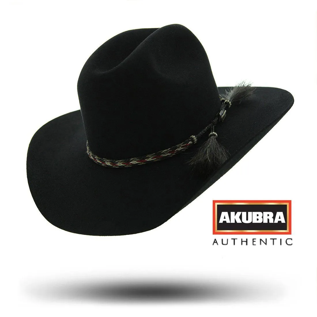 Akubra Rough Rider Hat - Black