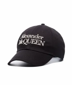 Alexander McQueen logo-embroidered baseball cap