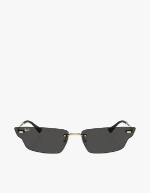 Anh Sunglasses - Light Gold/Black