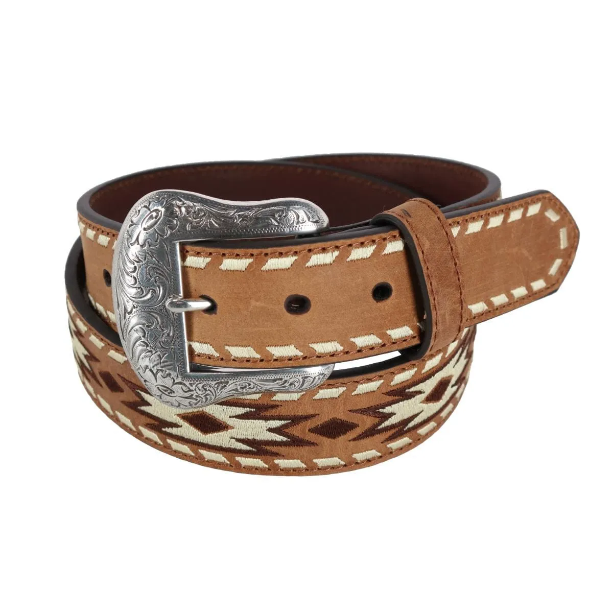 Ariat Men's Embroidered Aztec Print Belt