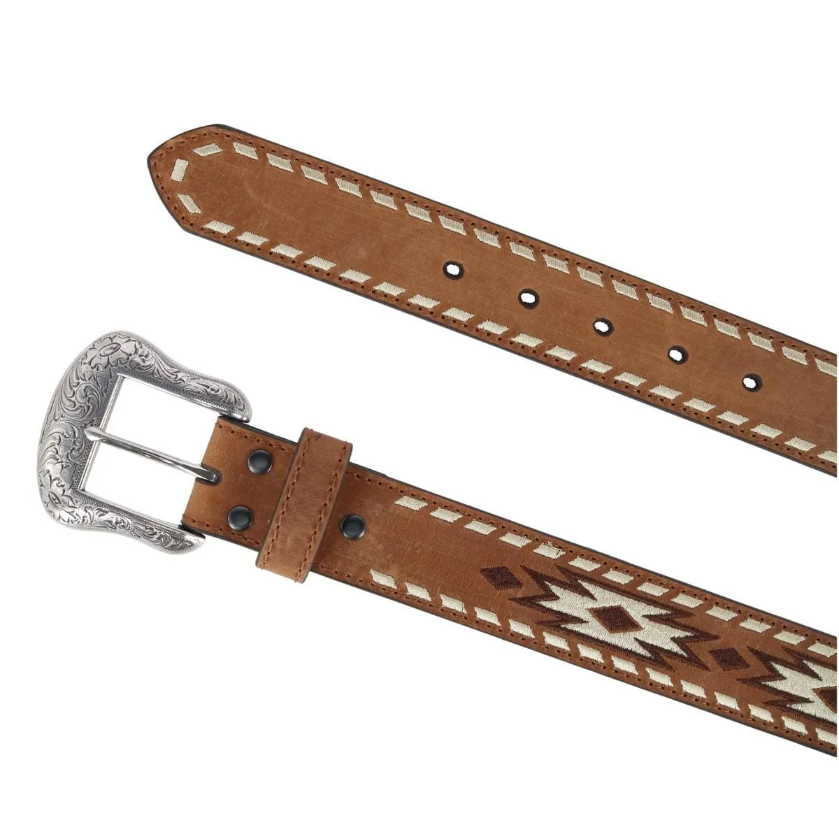 Ariat Men's Embroidered Aztec Print Belt