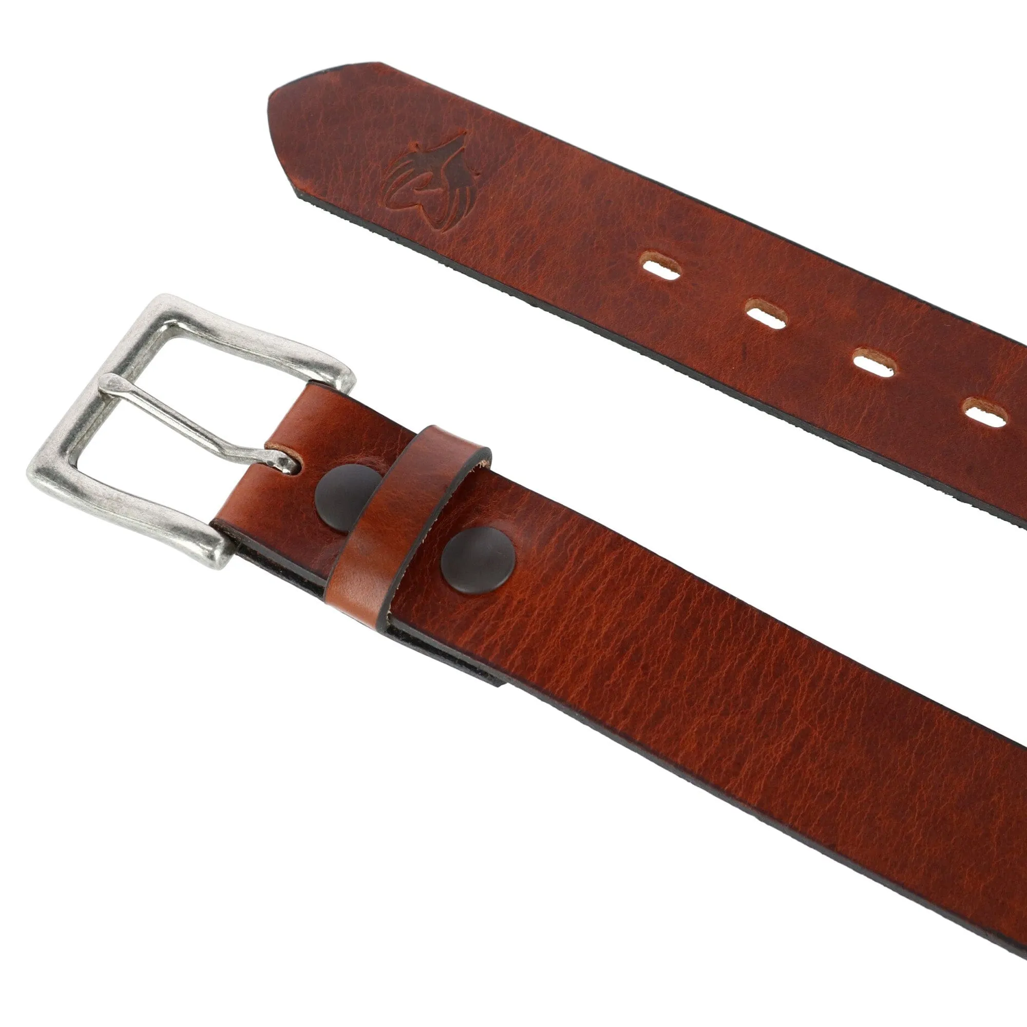 Ascentix Men's Removable Buckle Bridle Belt with Phoenix