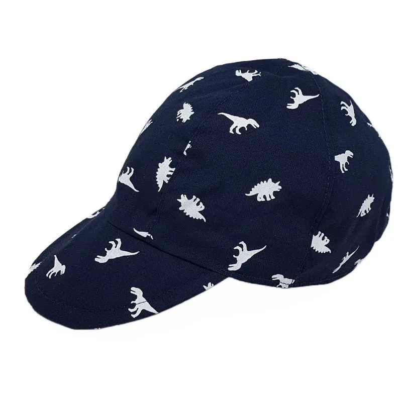 Baby Boys Peak Cap - Dino (PK12) (6-18M) 0358-2