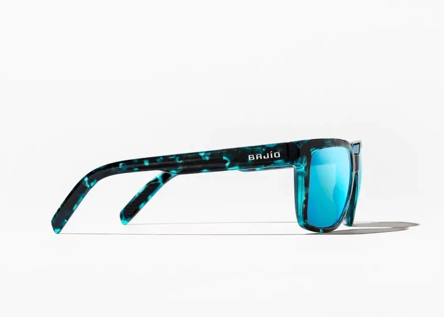 Bajio Paila Polarized Sunglasses in Blue Tortoise Gloss