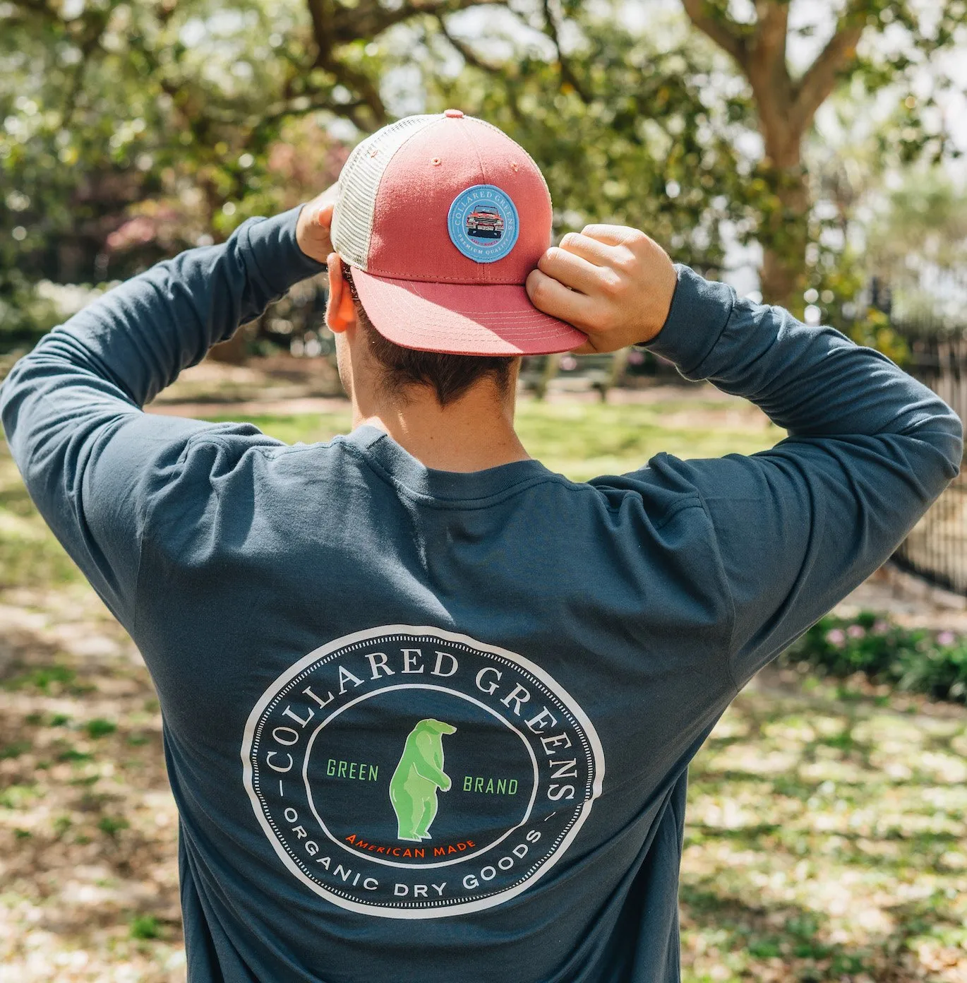 Bald Eagle: Badged Trucker Cap - Navy