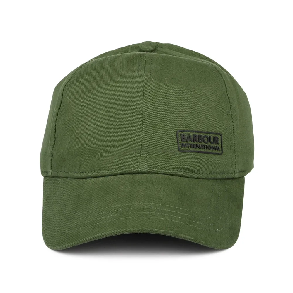 Barbour International Norton Drill Baseball Cap - Moss