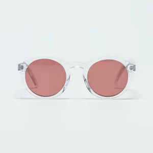 Barstow - Crystal/Pink Solid