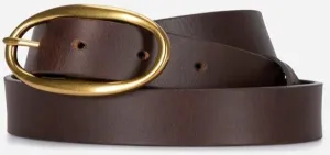 Brando Weisz Ladies Tri Loop Belt 30mm | Brown