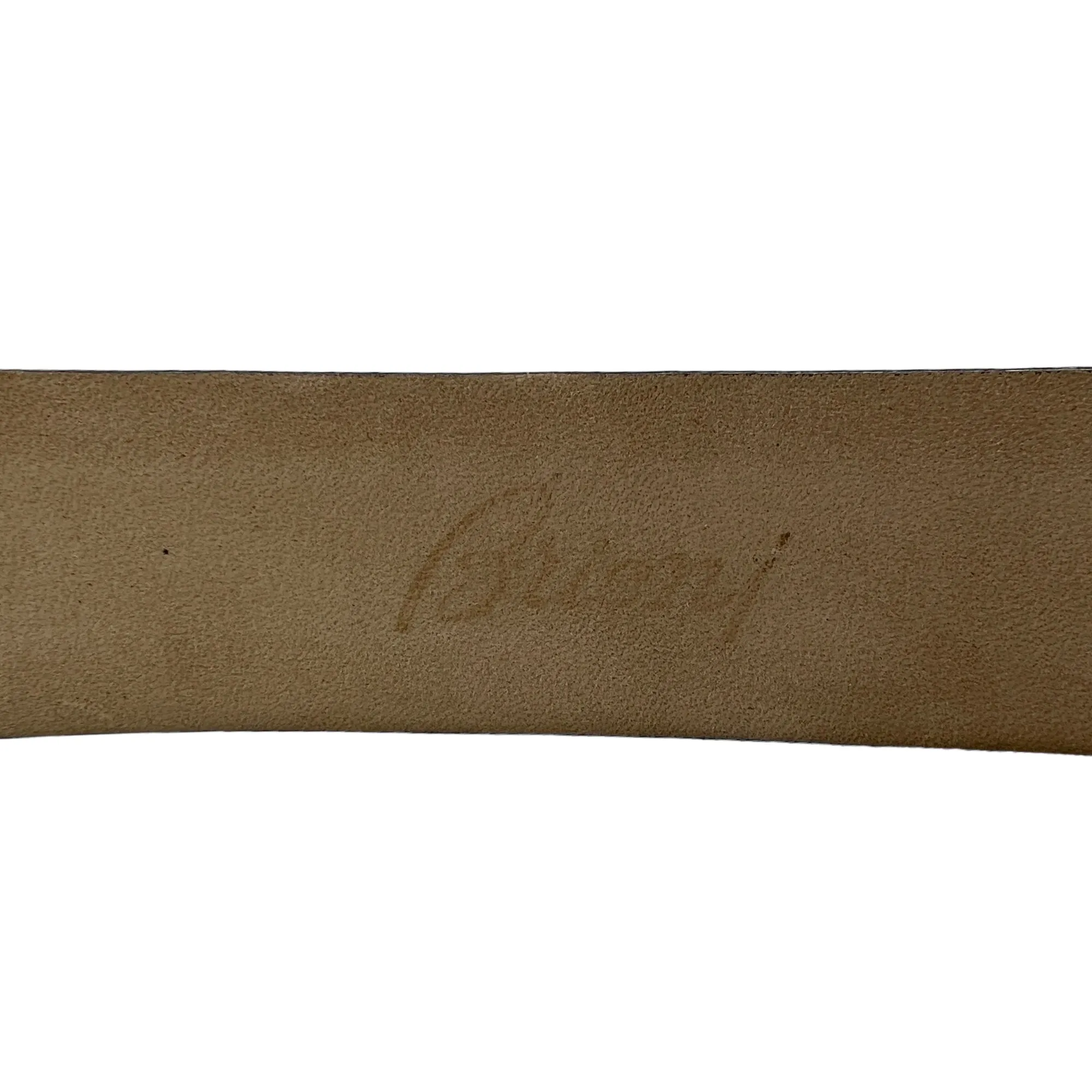 BRIONI Vintage Leather Belt - Black