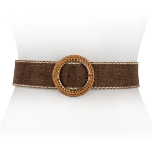 Brown Wicker Belt