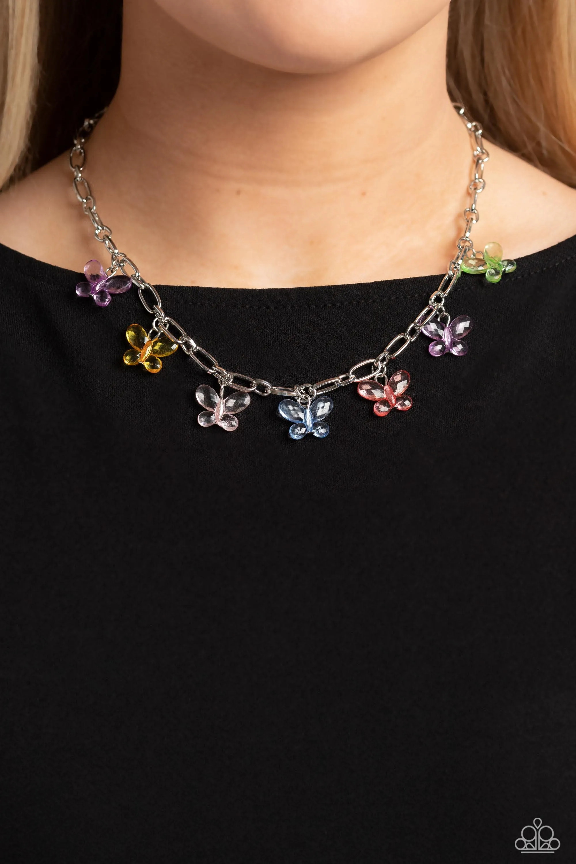 Butterfly Balance Multi Necklace - Paparazzi Accessories