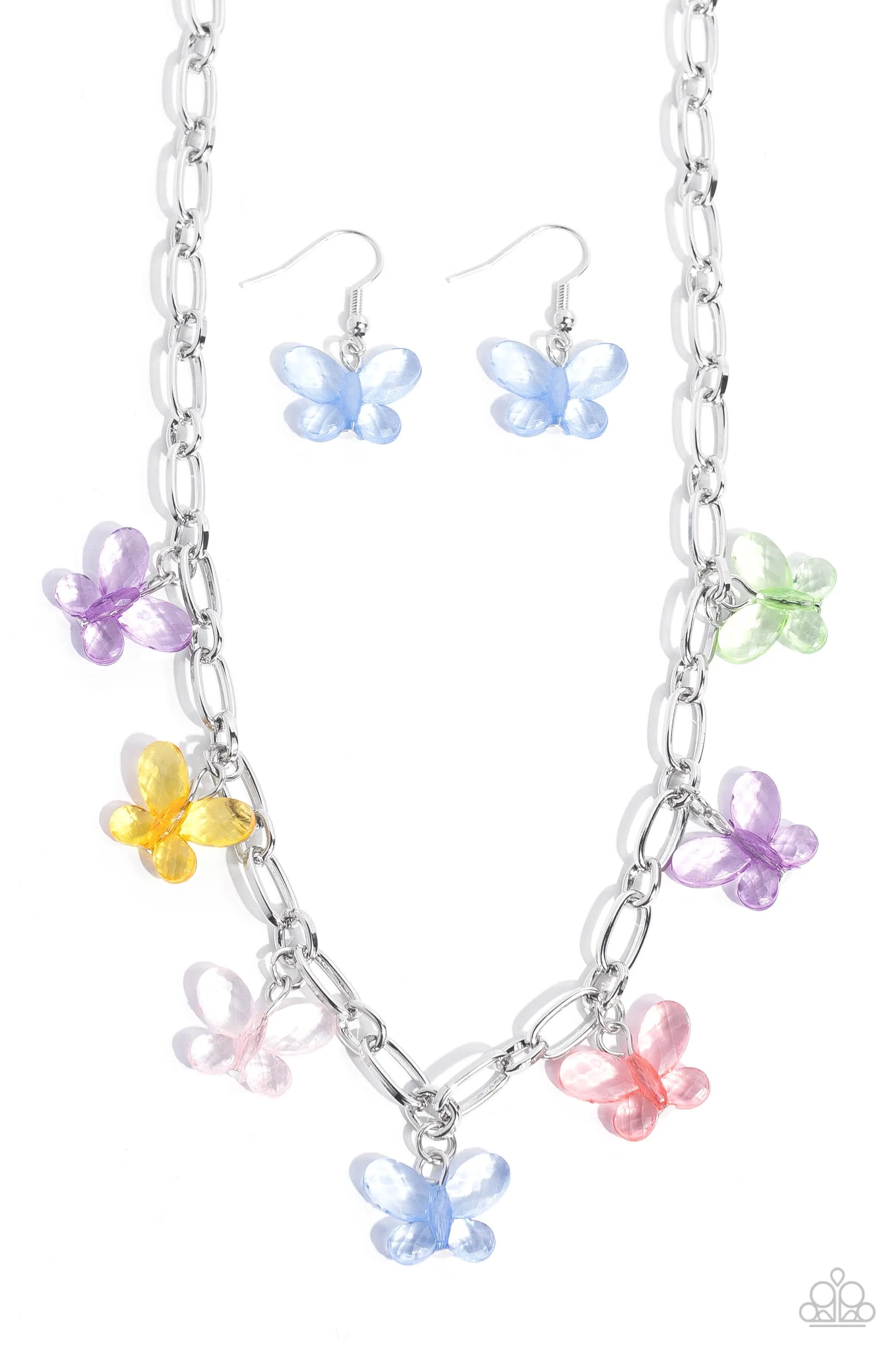 Butterfly Balance Multi Necklace - Paparazzi Accessories