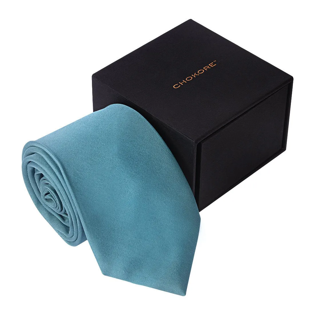 Chokore Light Blue  Silk Tie - Solids line