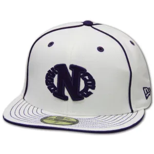 Darkncold X New Era 59FIFTY Egg Logo fitted Cap White Purple