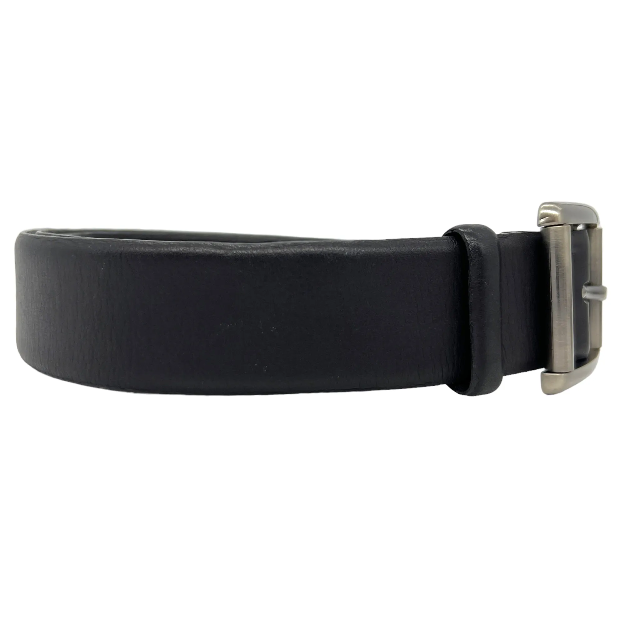 DE VECCHI by Hamilton Hodge Leather Belt - Black