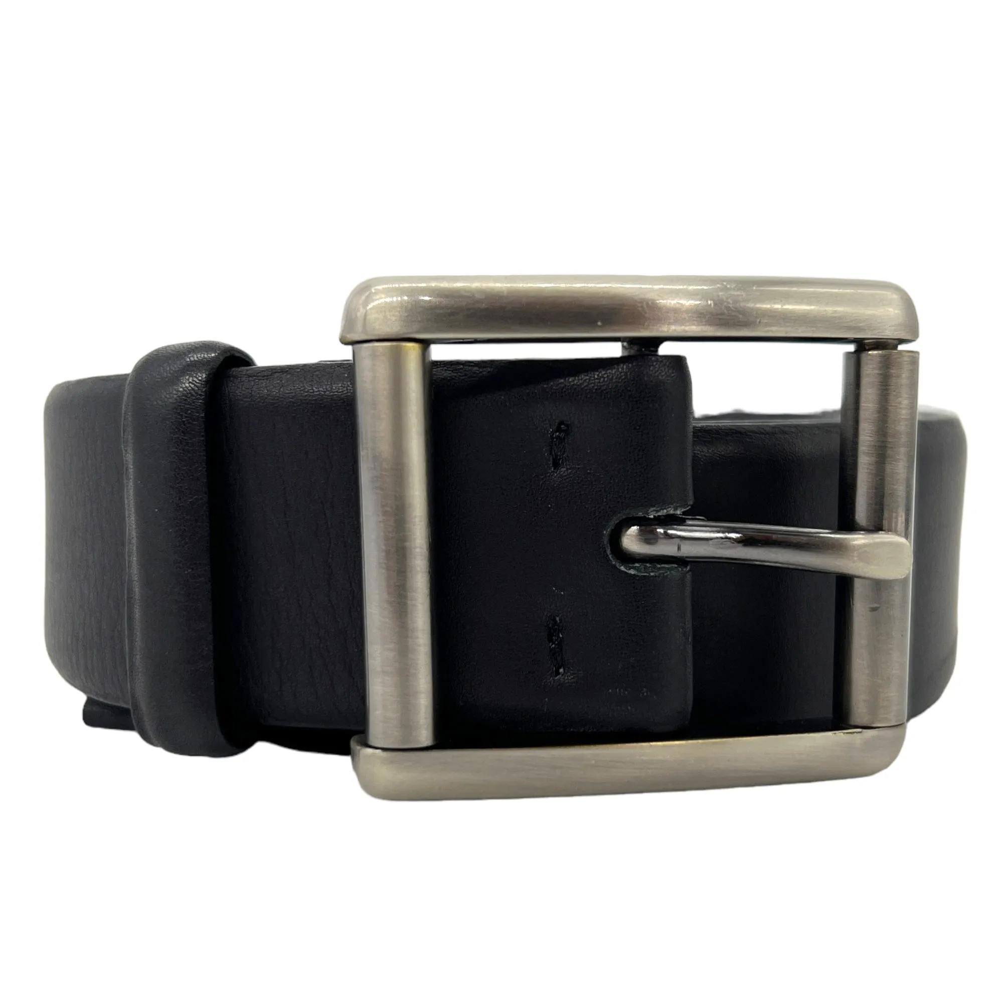 DE VECCHI by Hamilton Hodge Leather Belt - Black