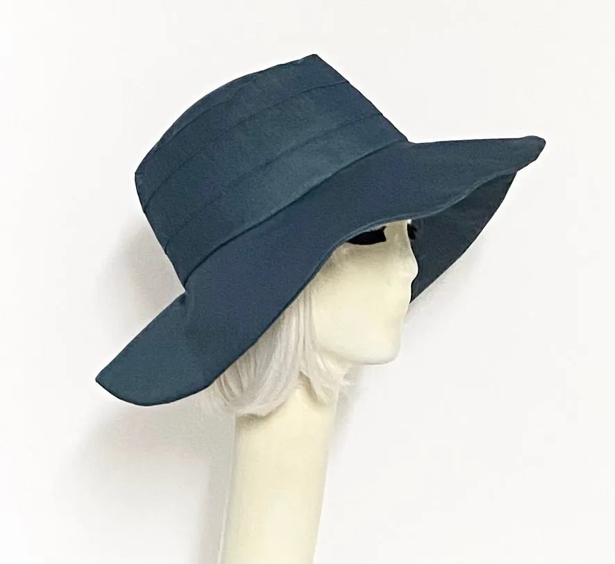 Denim Wide brim Hat