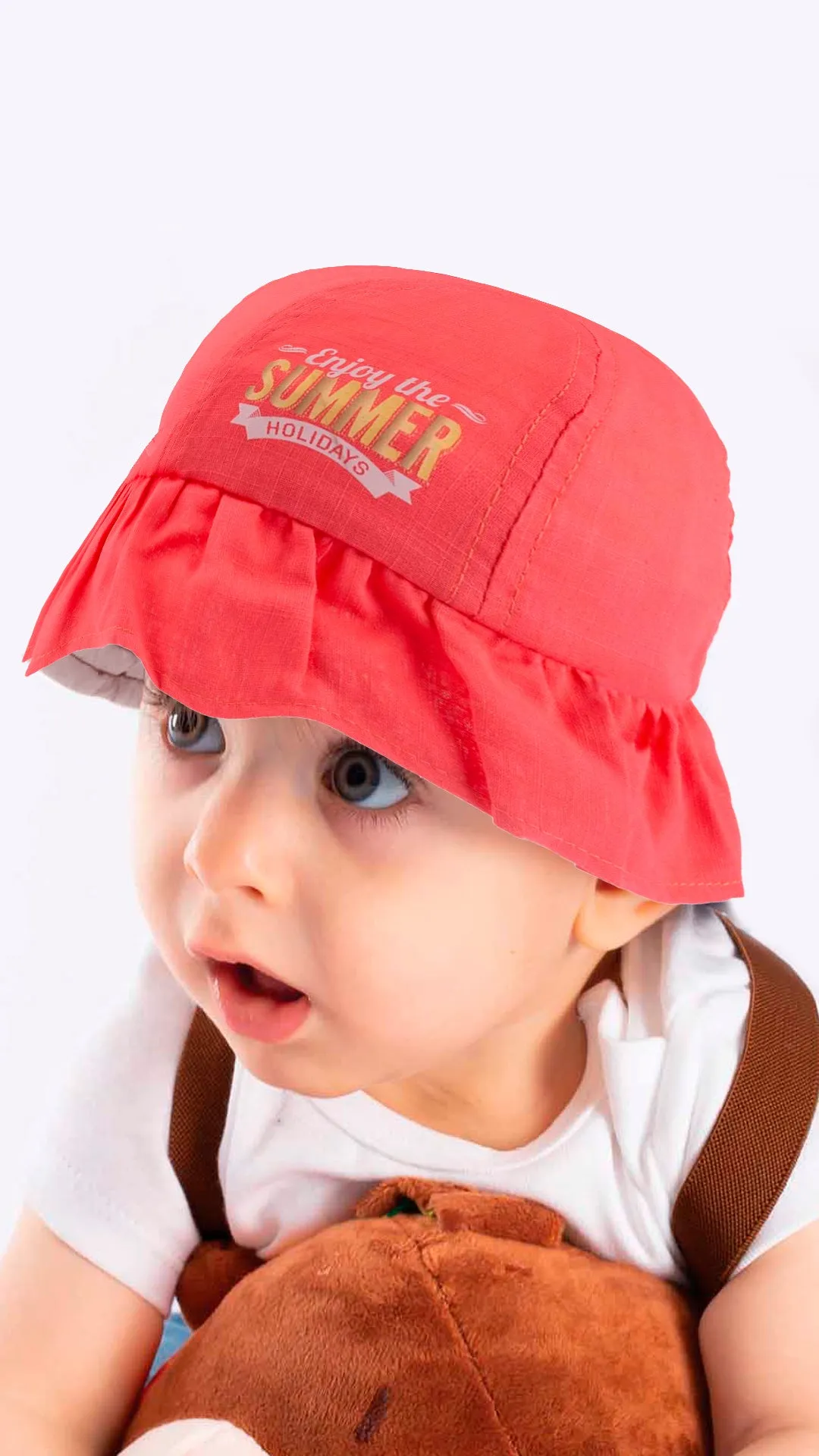 Enjoy The Summer Holidays -Baby Maxi Hat 1-3 Years