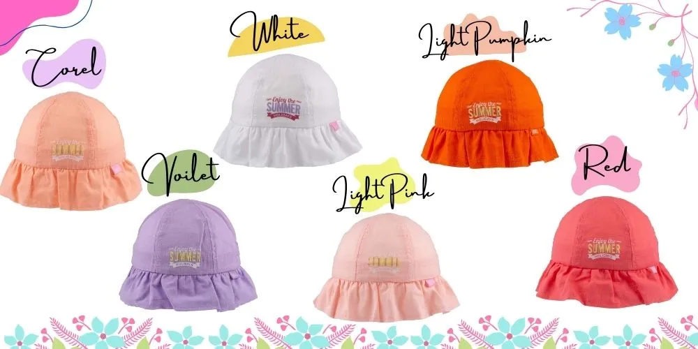 Enjoy The Summer Holidays -Baby Maxi Hat 1-3 Years