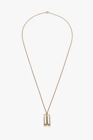 Exclusive Frame Necklace In Gold