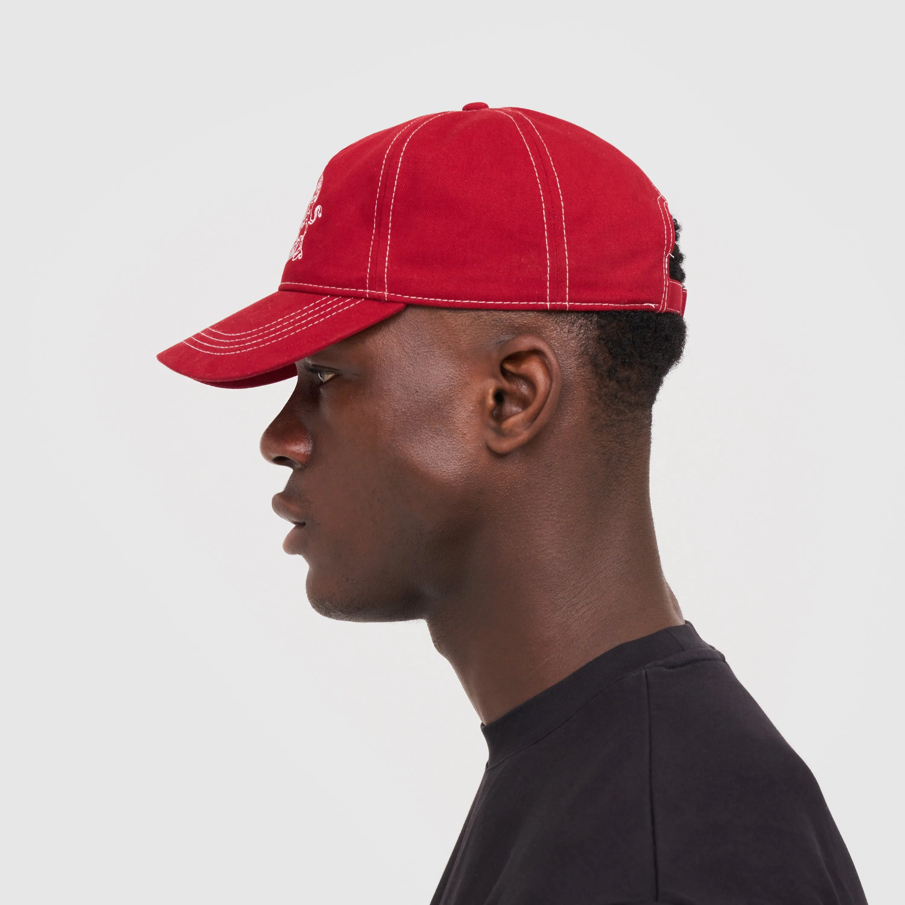 Gentlemen's Club Cap (Red/White)