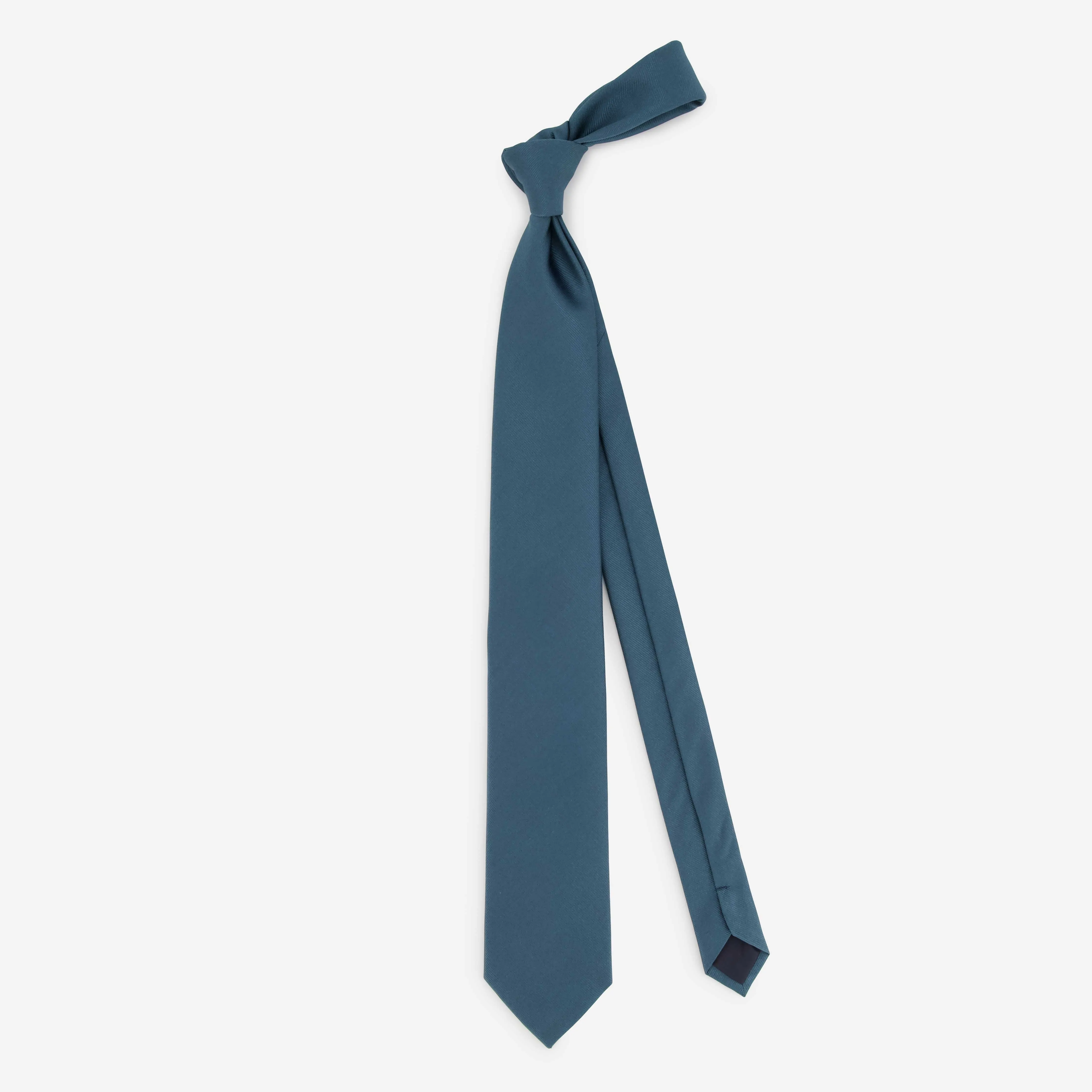 Grosgrain Solid Deep Teal Tie