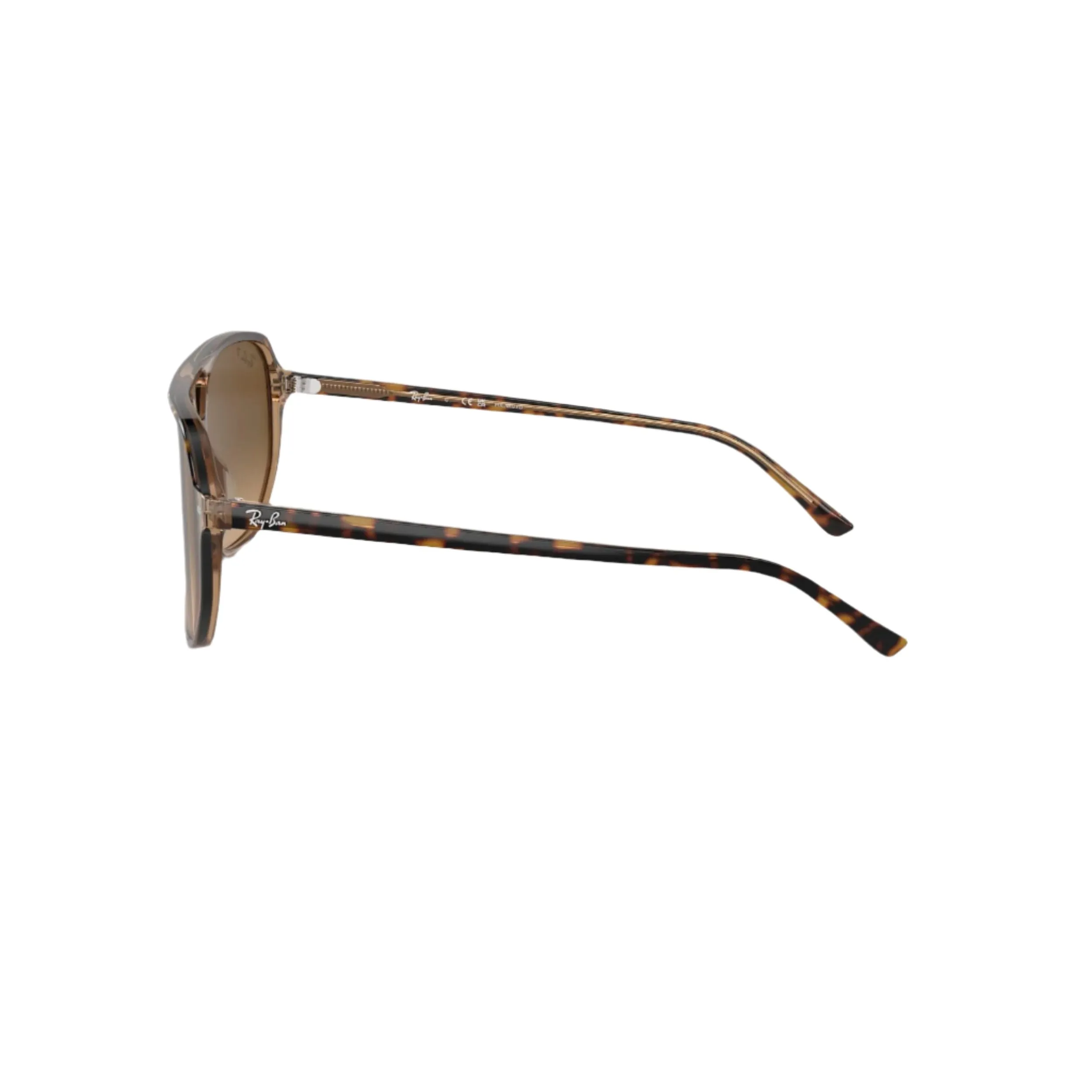 Havana On Transparent Brown Bill One Sunglasses