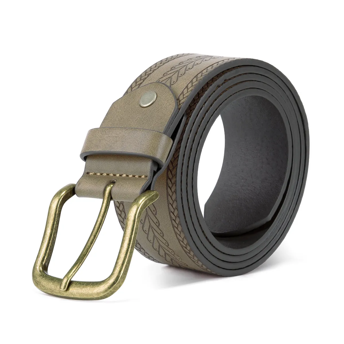 Herringbone Embossed Belt 4 Colors