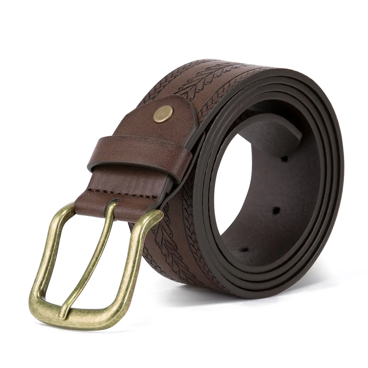 Herringbone Embossed Belt 4 Colors