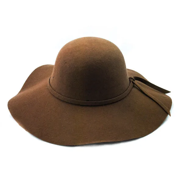 Jeanne Simmons - 4.5" Wool Felt Floppy Hat