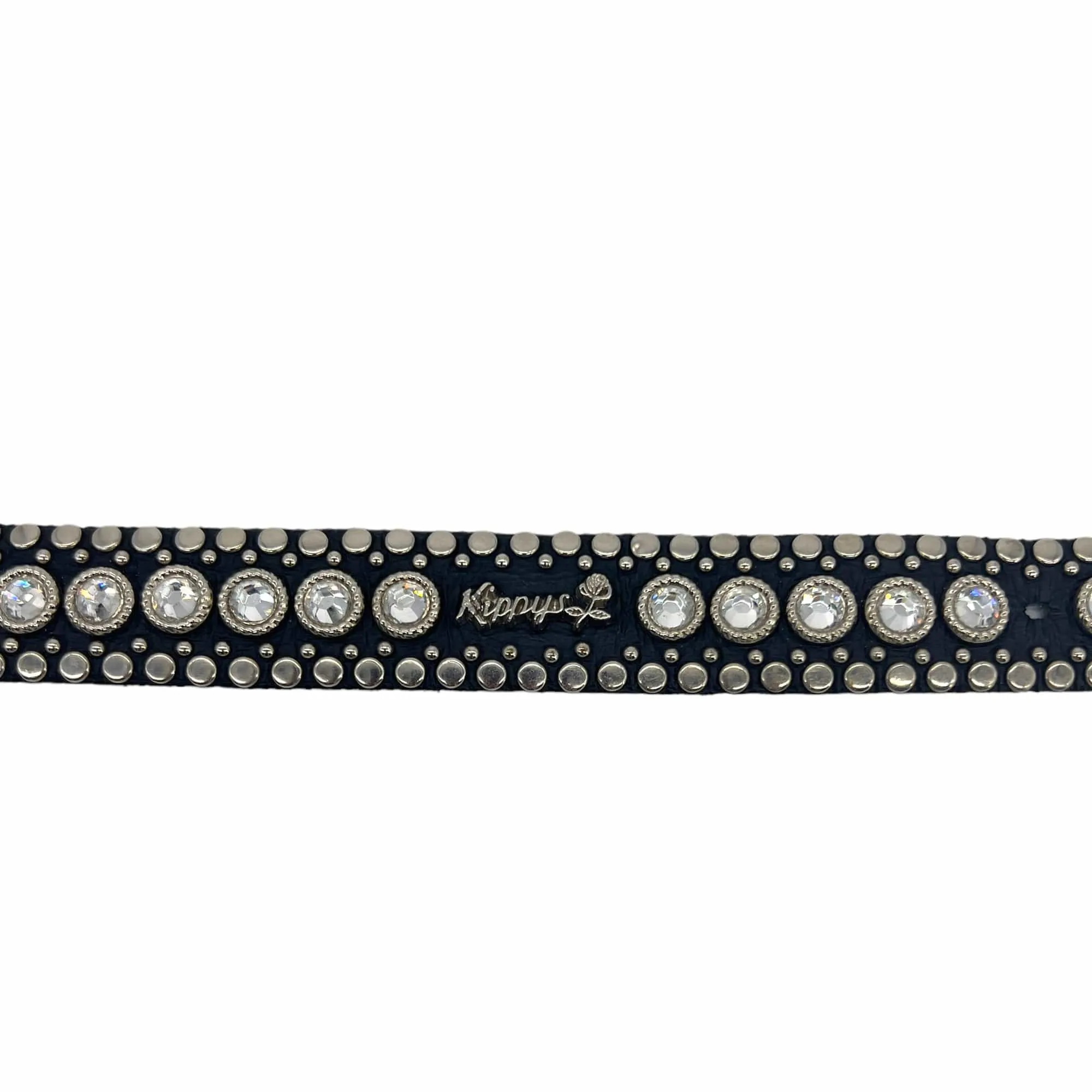 KIPPYS Swarovski Crystal Embellished Western Style Cowgirl Belt - Black