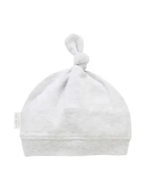 Knot Hat - Pale Grey Melange