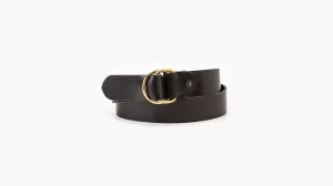 Levi's® Men's Washed Leather Ring Belt