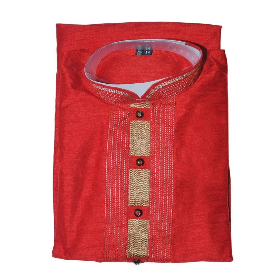 Men's Red Kurta