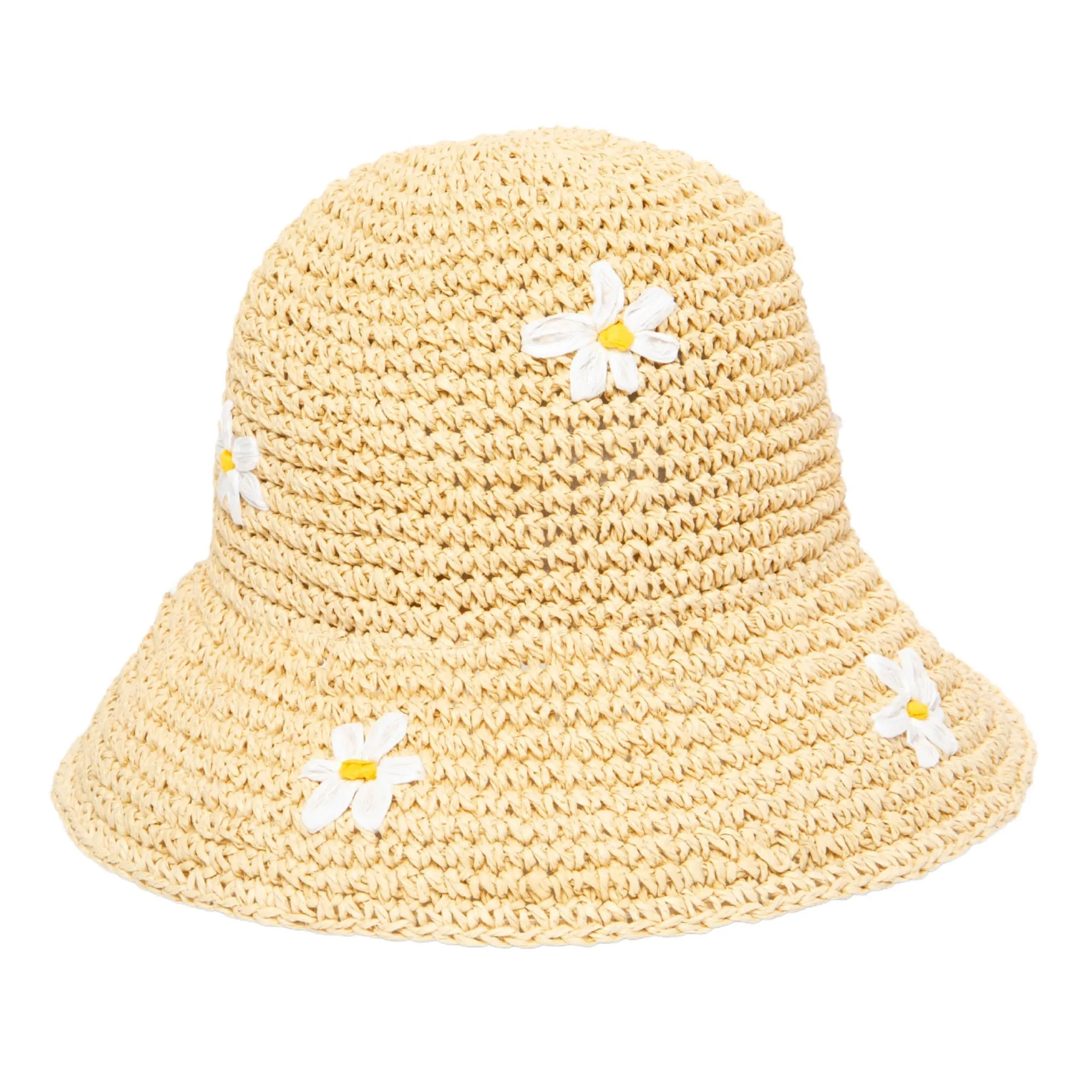 Mommy and Me Crochet Bucket Hat with Embroidery