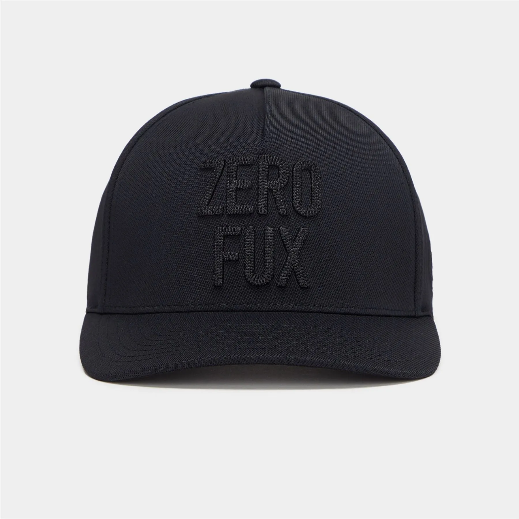 Monochrome Zero Fux Stretch Twill Snapback Hat Onyx - SS24