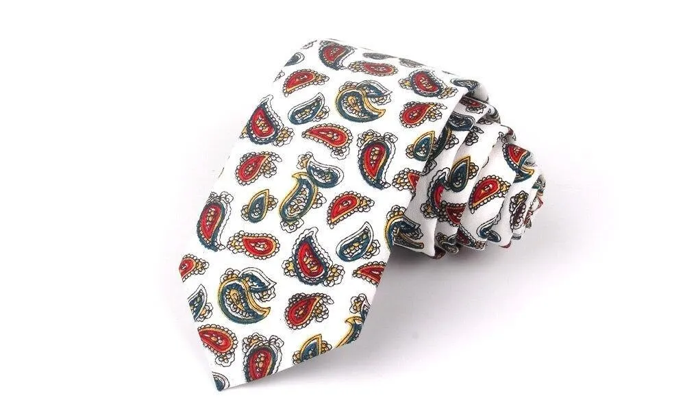 Paisley Cotton Tie