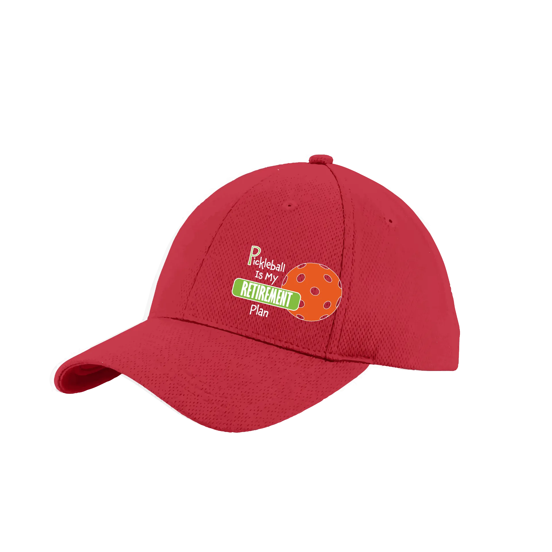 Pickleball Is My Retirement Plan (Customizable) | Pickleball Hat | Moisture-Wicking 100% Polyester