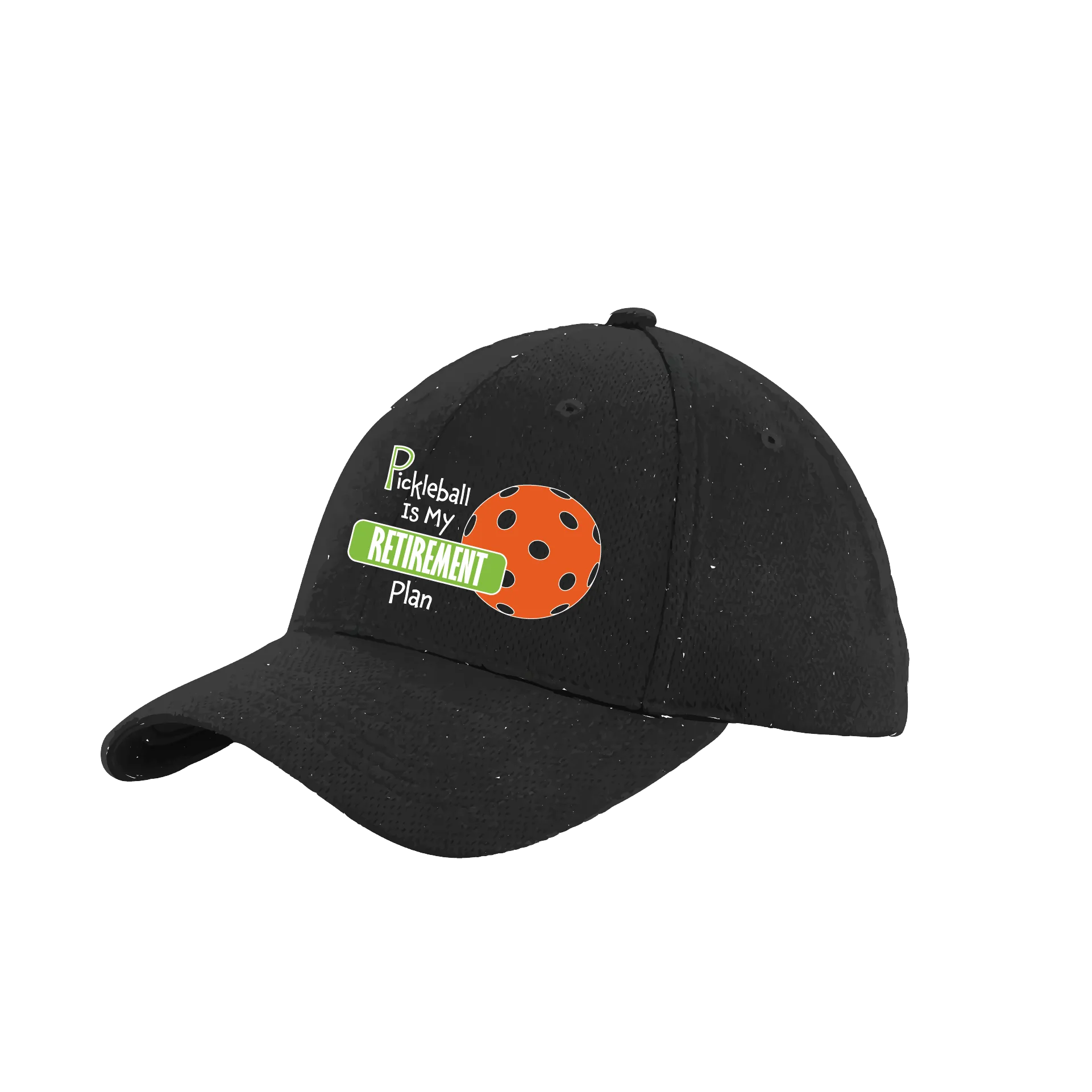 Pickleball Is My Retirement Plan (Customizable) | Pickleball Hat | Moisture-Wicking 100% Polyester