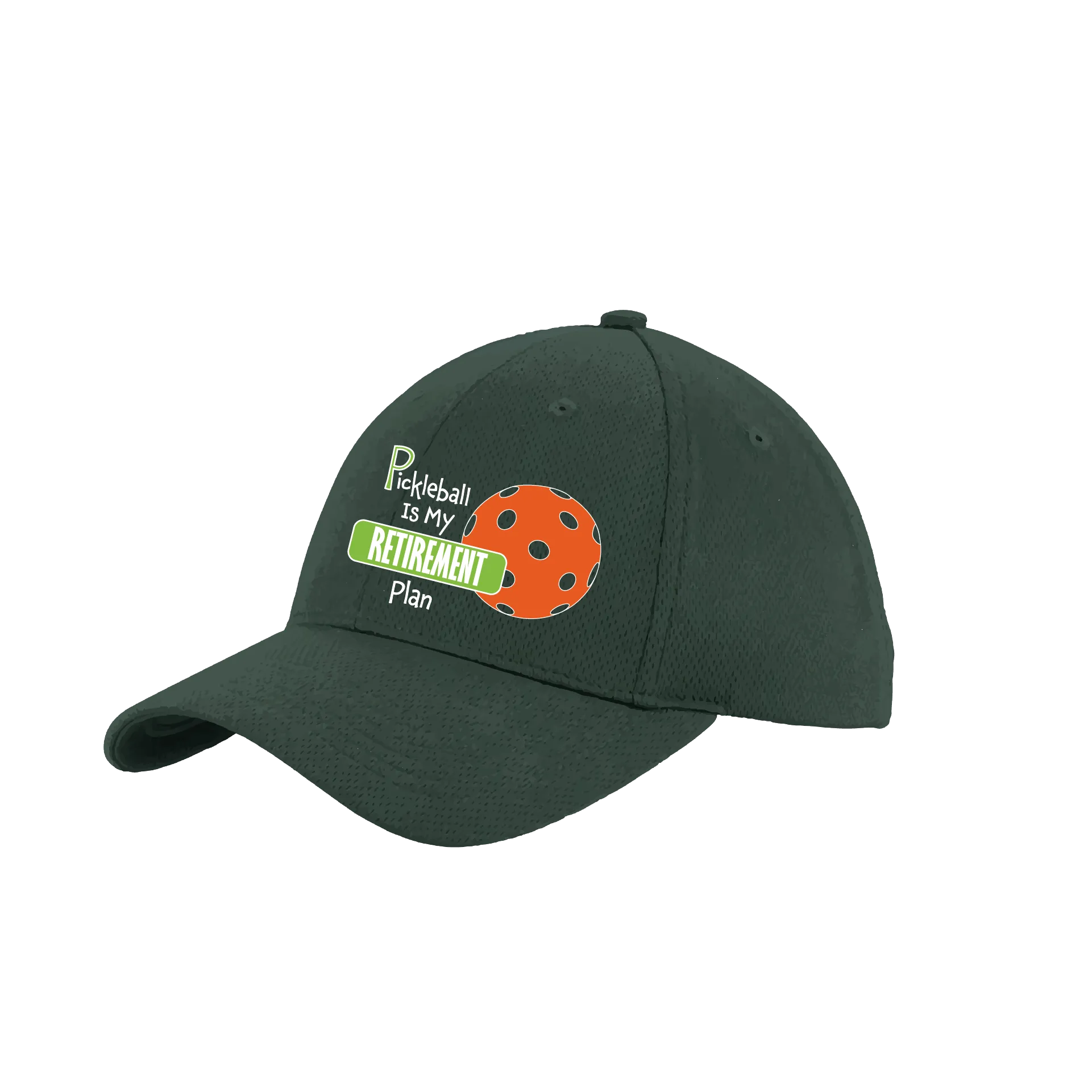 Pickleball Is My Retirement Plan (Customizable) | Pickleball Hat | Moisture-Wicking 100% Polyester