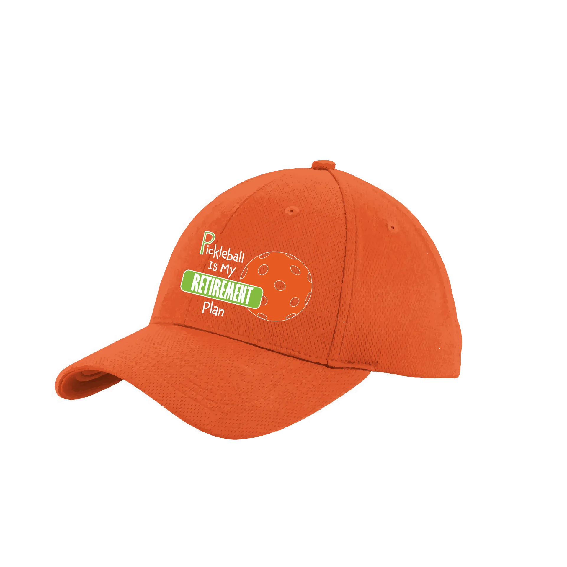 Pickleball Is My Retirement Plan (Customizable) | Pickleball Hat | Moisture-Wicking 100% Polyester