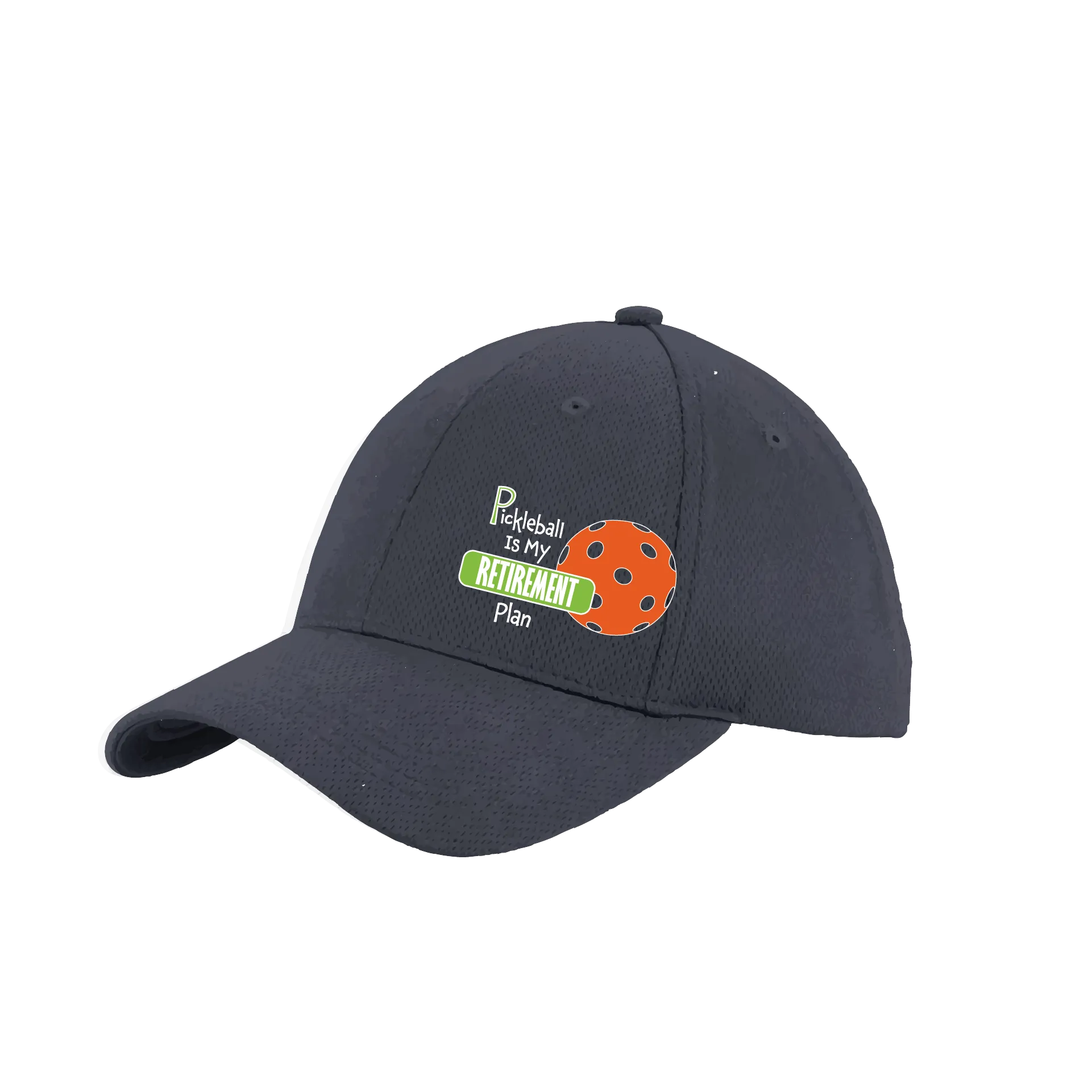 Pickleball Is My Retirement Plan (Customizable) | Pickleball Hat | Moisture-Wicking 100% Polyester