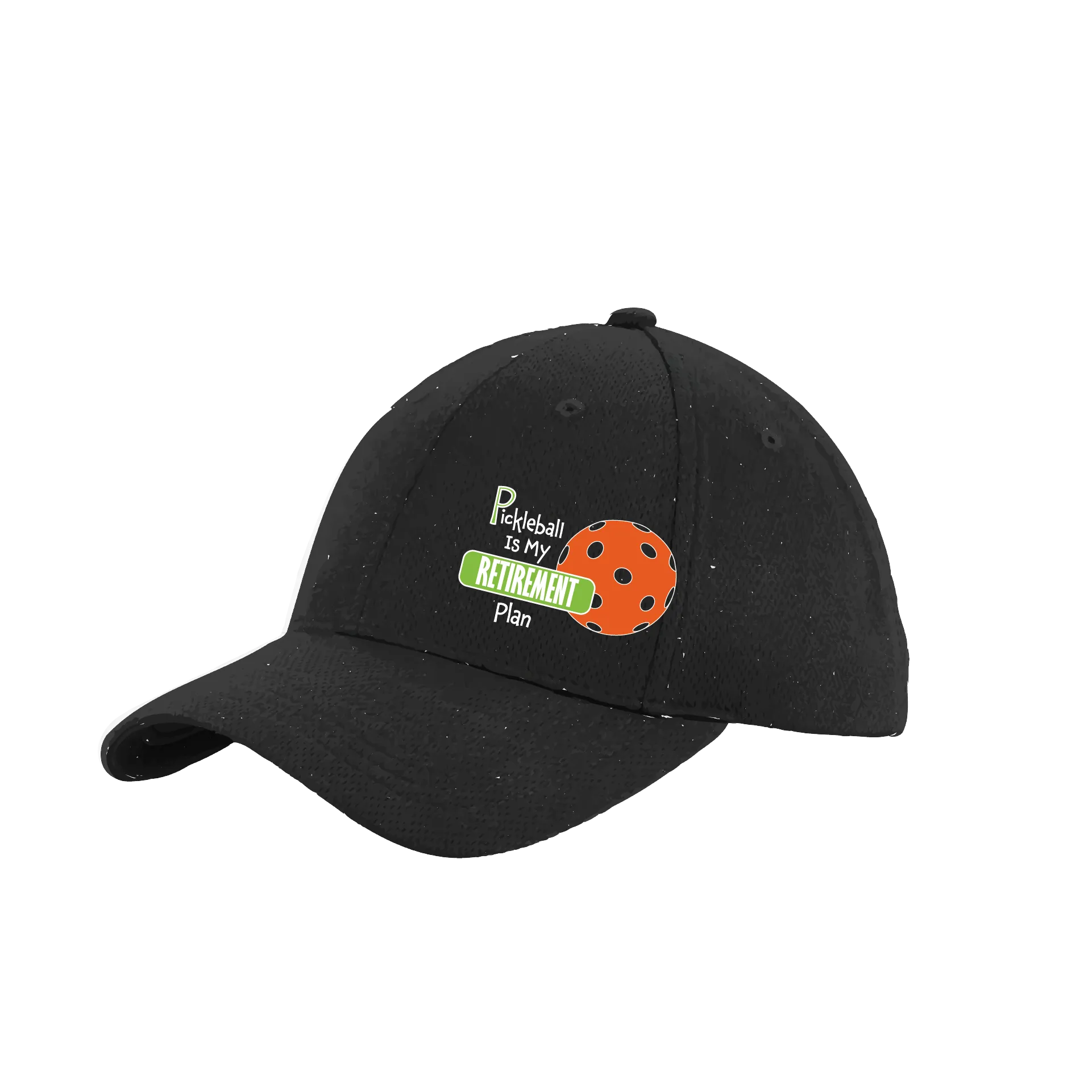 Pickleball Is My Retirement Plan (Customizable) | Pickleball Hat | Moisture-Wicking 100% Polyester