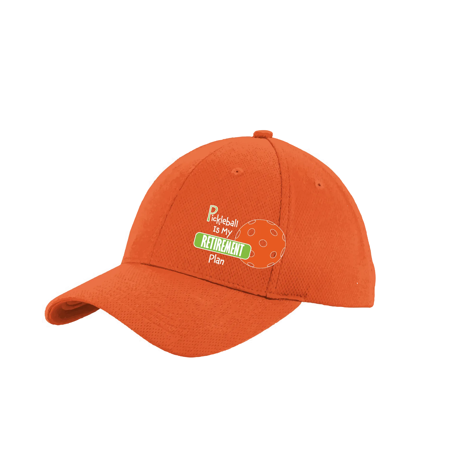 Pickleball Is My Retirement Plan (Customizable) | Pickleball Hat | Moisture-Wicking 100% Polyester