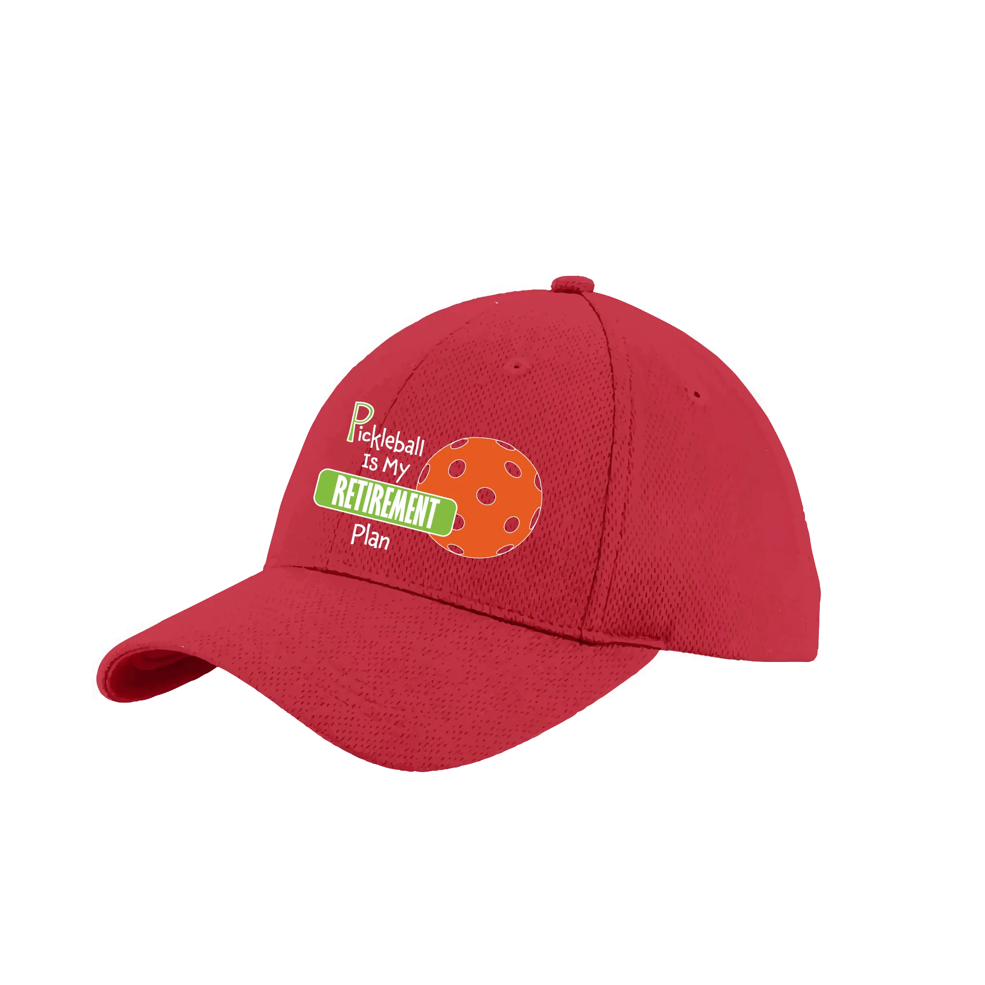 Pickleball Is My Retirement Plan (Customizable) | Pickleball Hat | Moisture-Wicking 100% Polyester